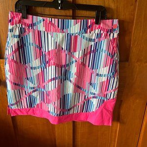 EP Pro Pink and Blue Patterned Skort